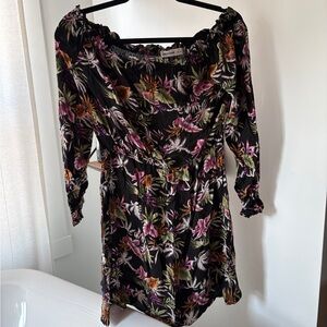 Floral Off-Shoulder Dress